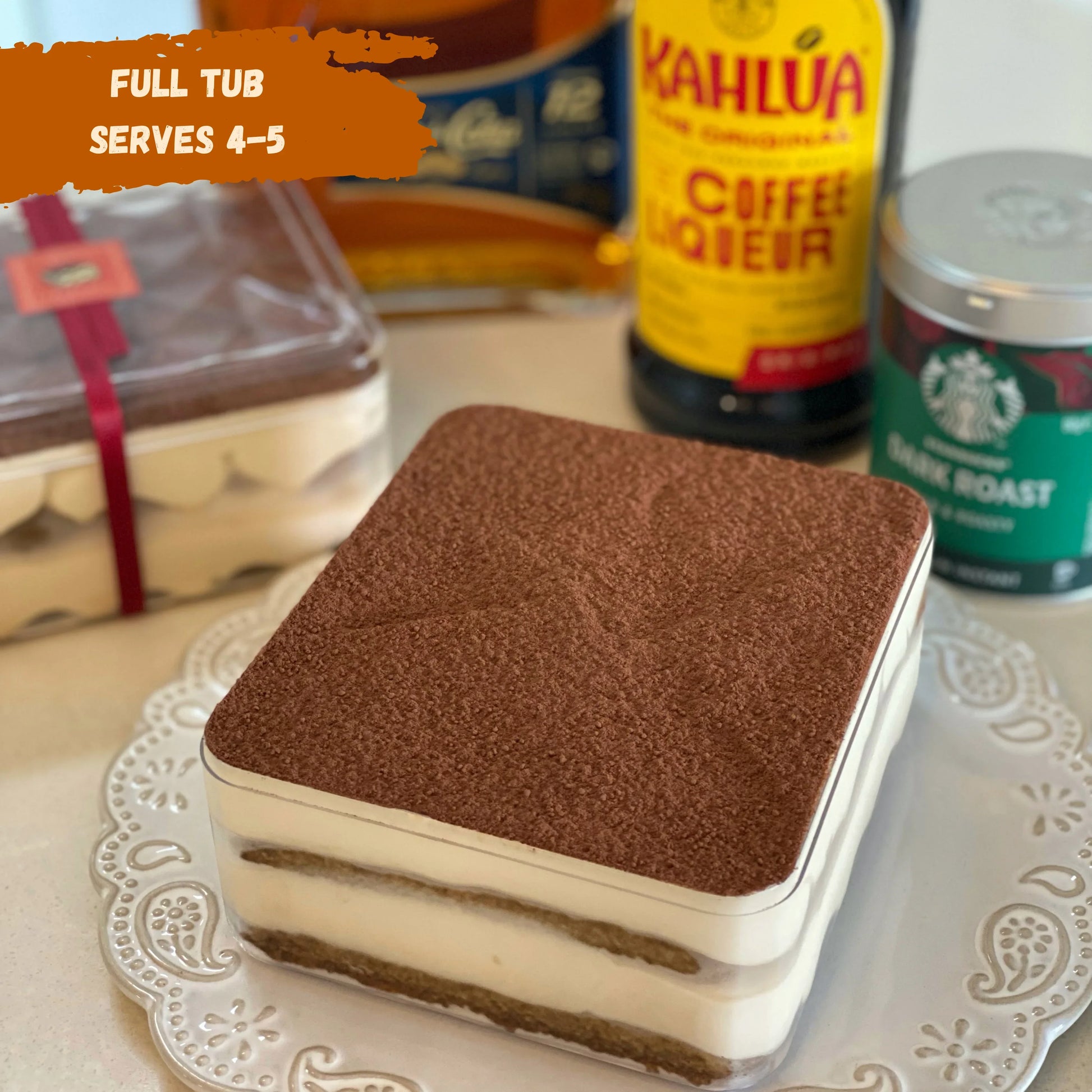 Classic Tiramisu in the Signature and most popular Full Tub size. 