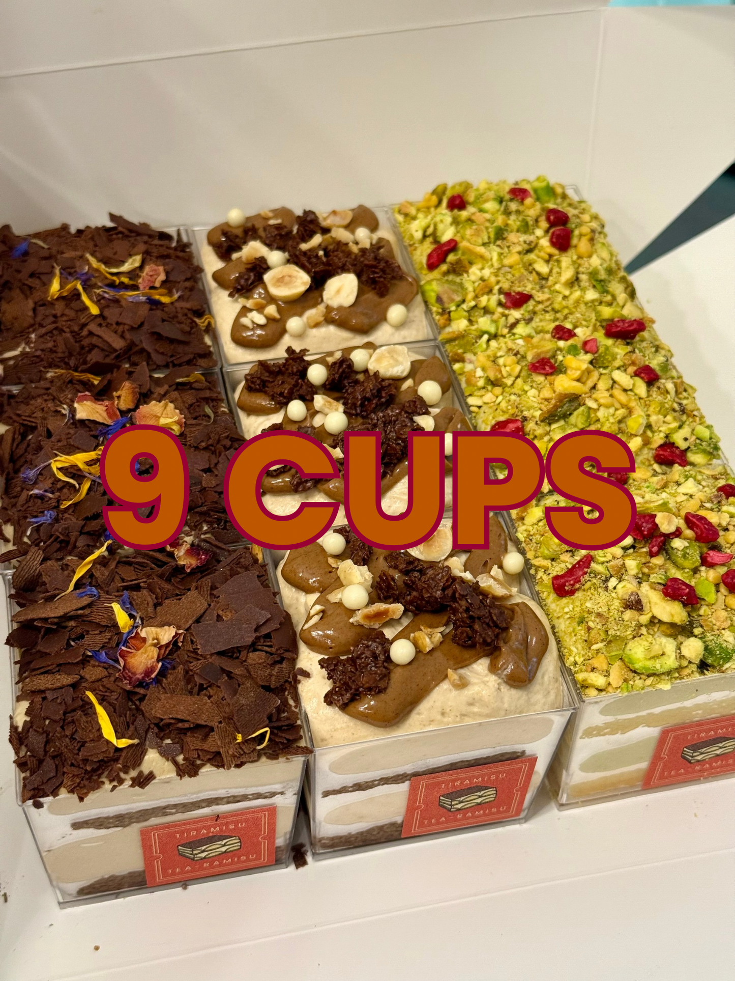 Customisable Tiramisu Party Box (9 Cups)