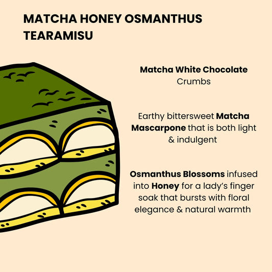 Matcha Osmanthus Tiramisu